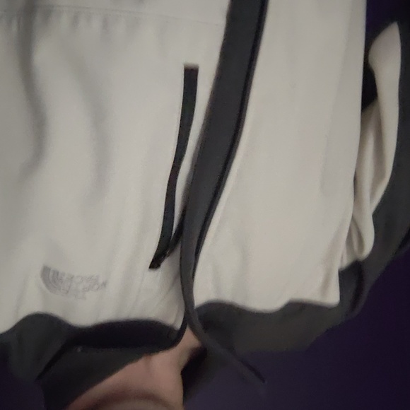 North Face jacket grey and white ZIP UP XL CLEAN MINT CONDITION LOGO FR&R - Picture 6 of 8